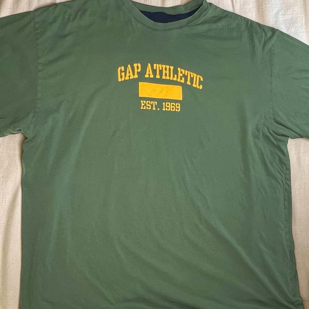 00s Vintage Gap Athletic Reversible Oversized Tee XL
